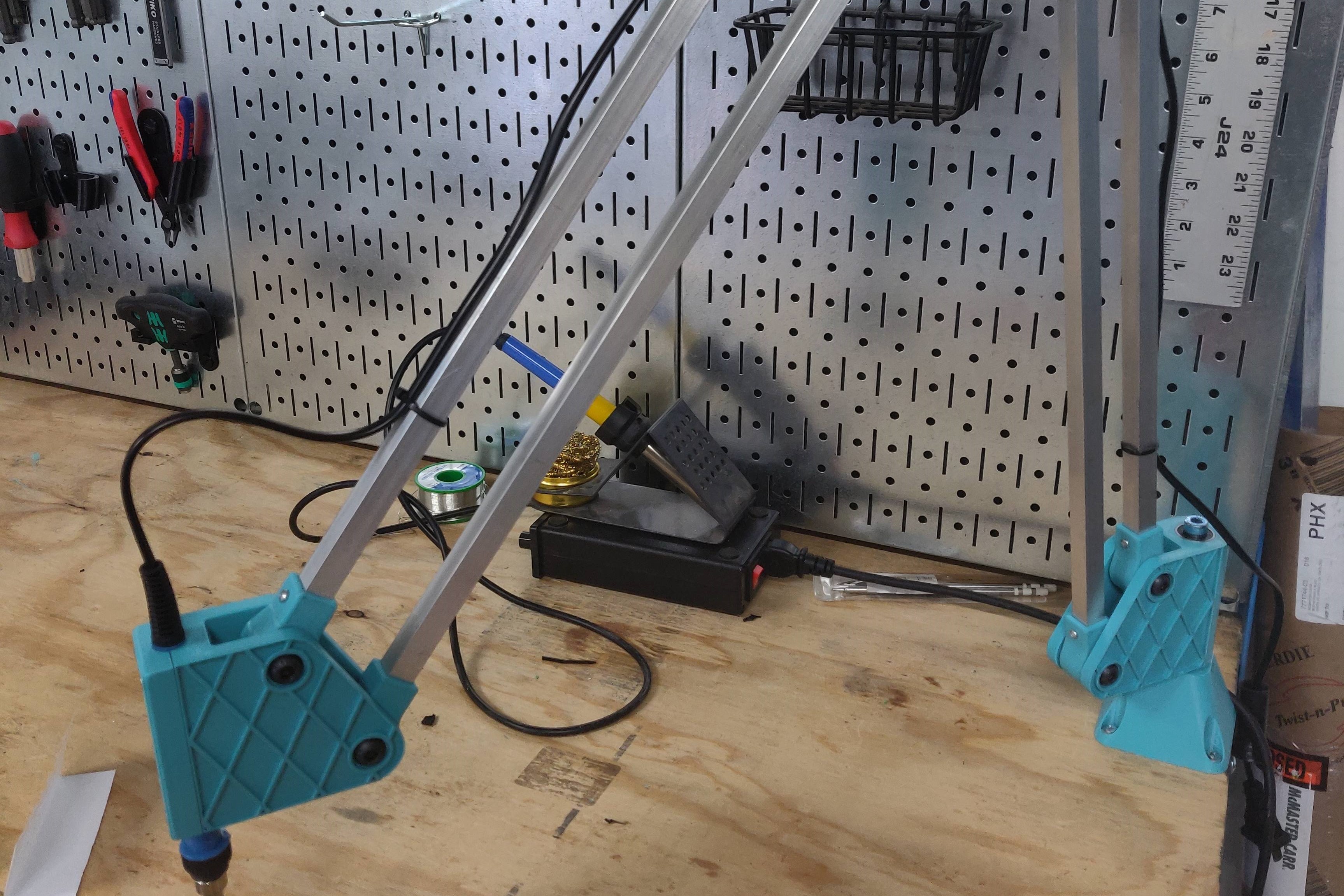 3D printed heat set insert installation arm
